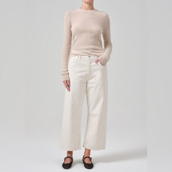 Citizens of Humanity Gaucho Vintage Wide Leg in Marzipan Cream Size 32. - Picture 13 of 16